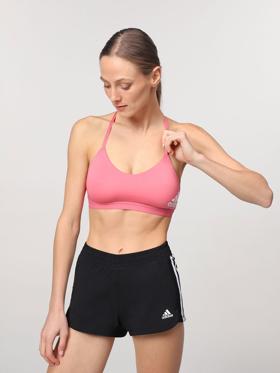 Топ-бра adidas TLRD Impact Luxe Training High-Support Zip Bra