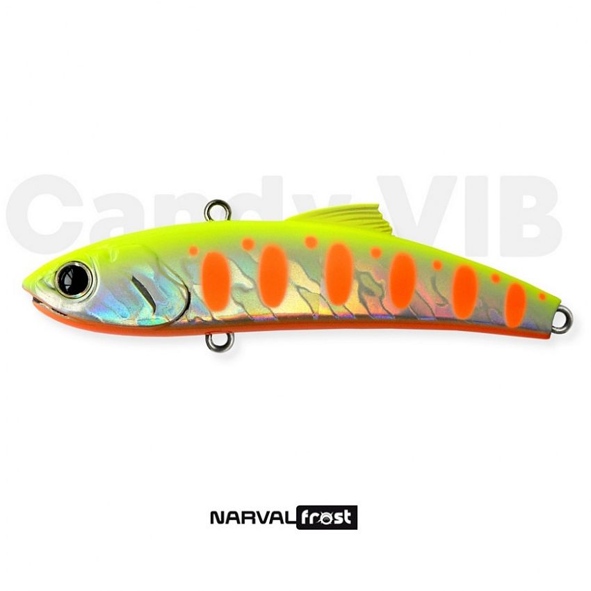 Воблер, виб, раттлин Narval Frost Candy Vib 85mm 26g цв. #006-Motley Fish / Ратлин Нарвал Фрост Канди Виб / На судака, щуку