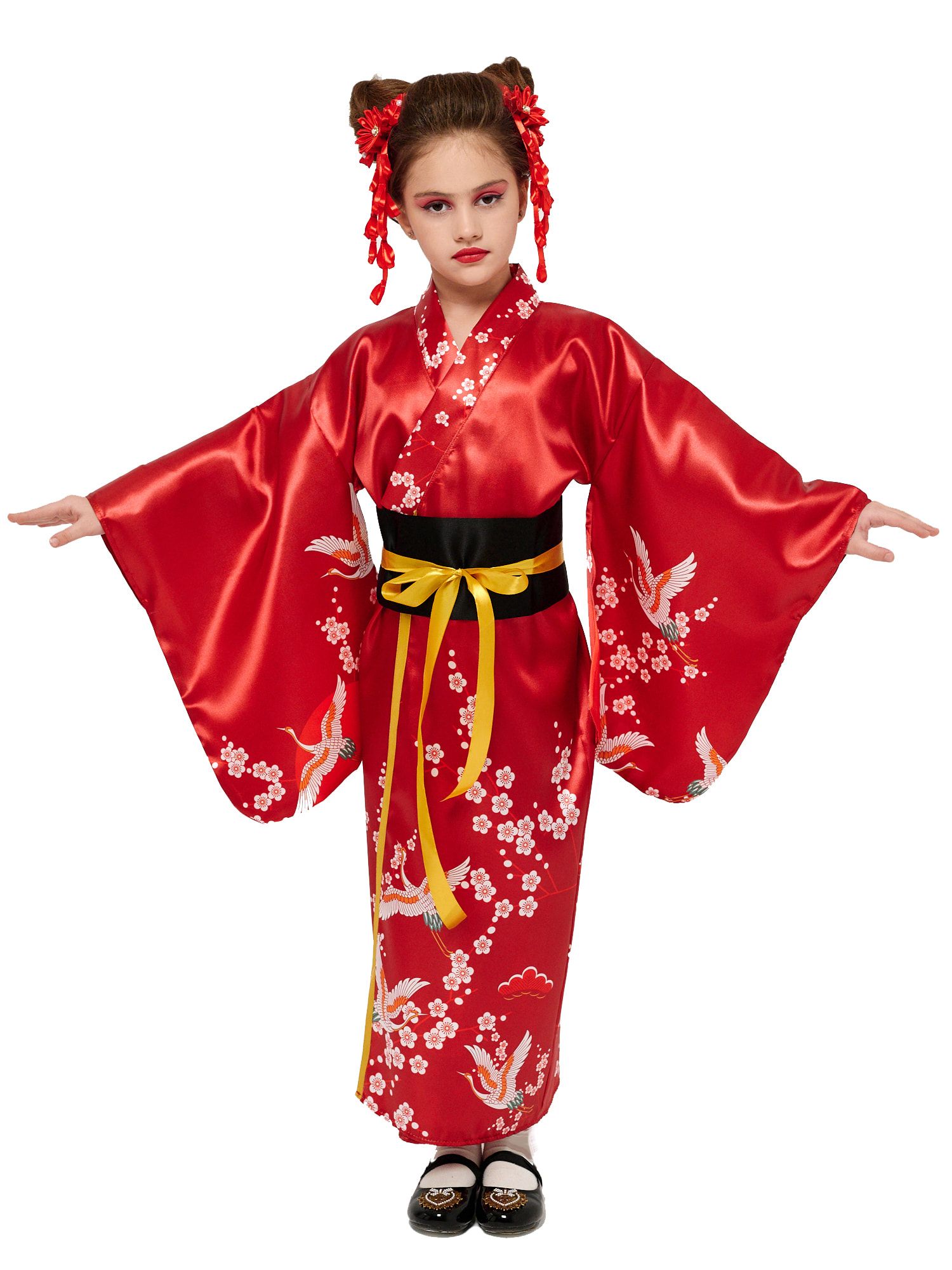 Карнавальный костюм японки для девочки