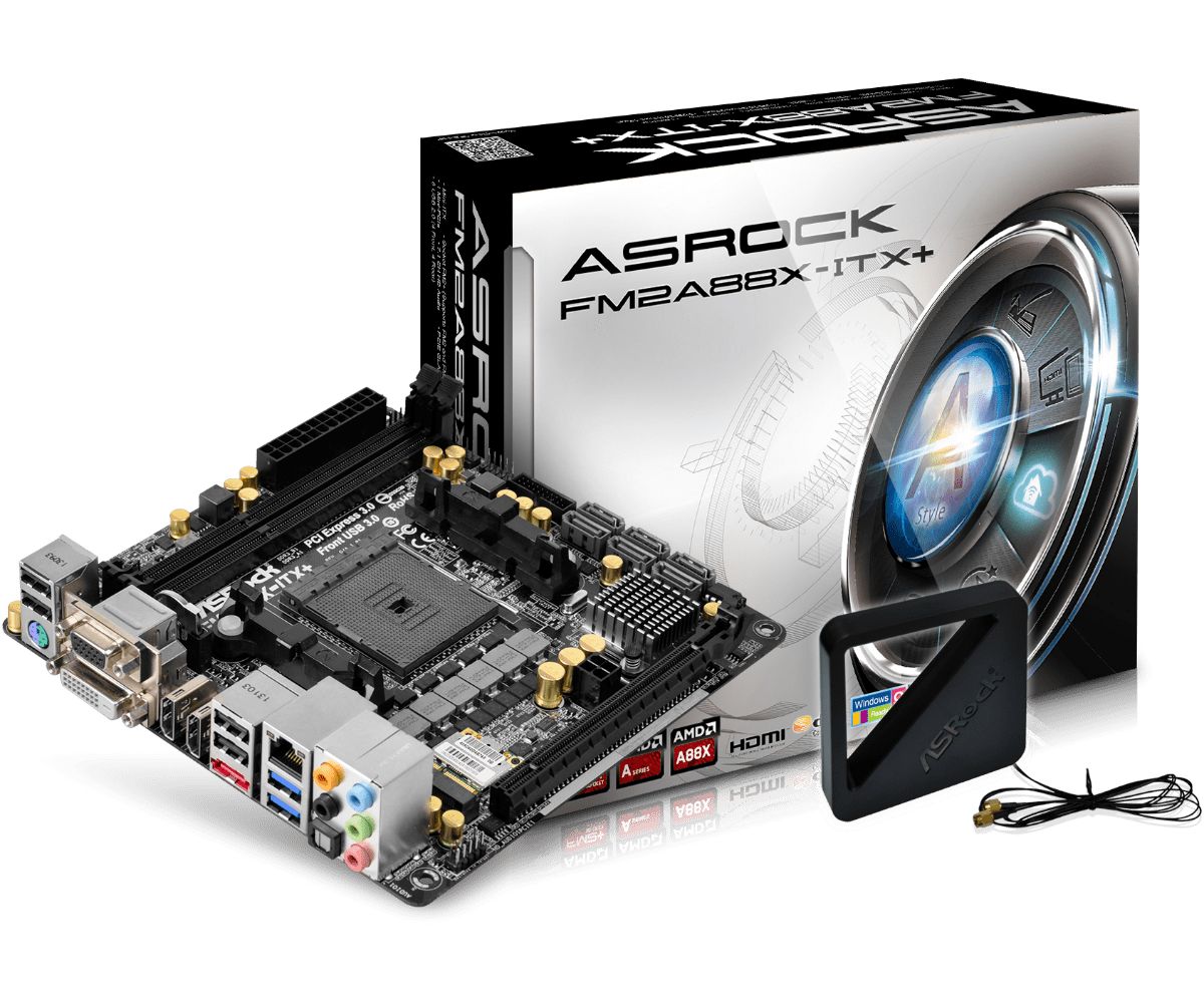 ASRockМатеринскаяплатаFM2A88X-ITX+