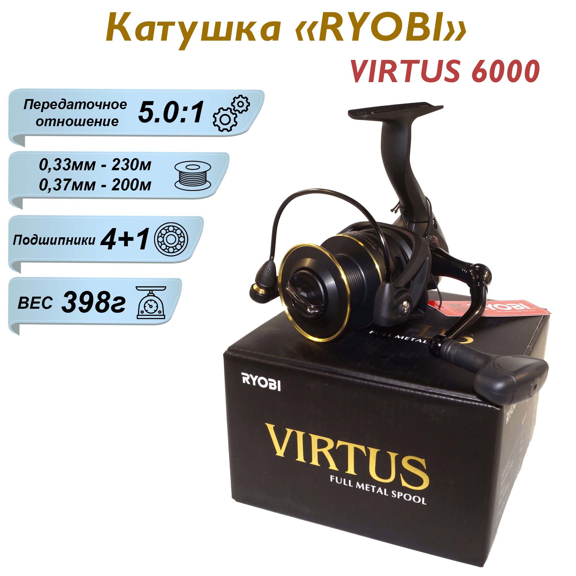 КатушкаRyobiVIRTUS6000