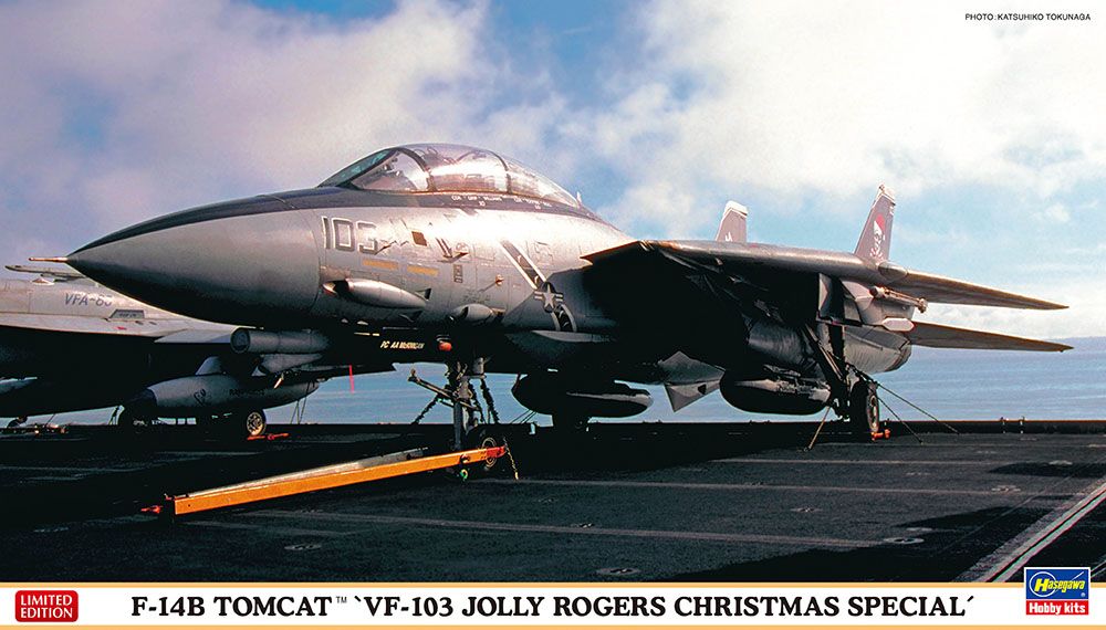 Сборная модель Hasegawa 02391-Самолет F-14Bquot;VF-103 JOLLY ROGERS