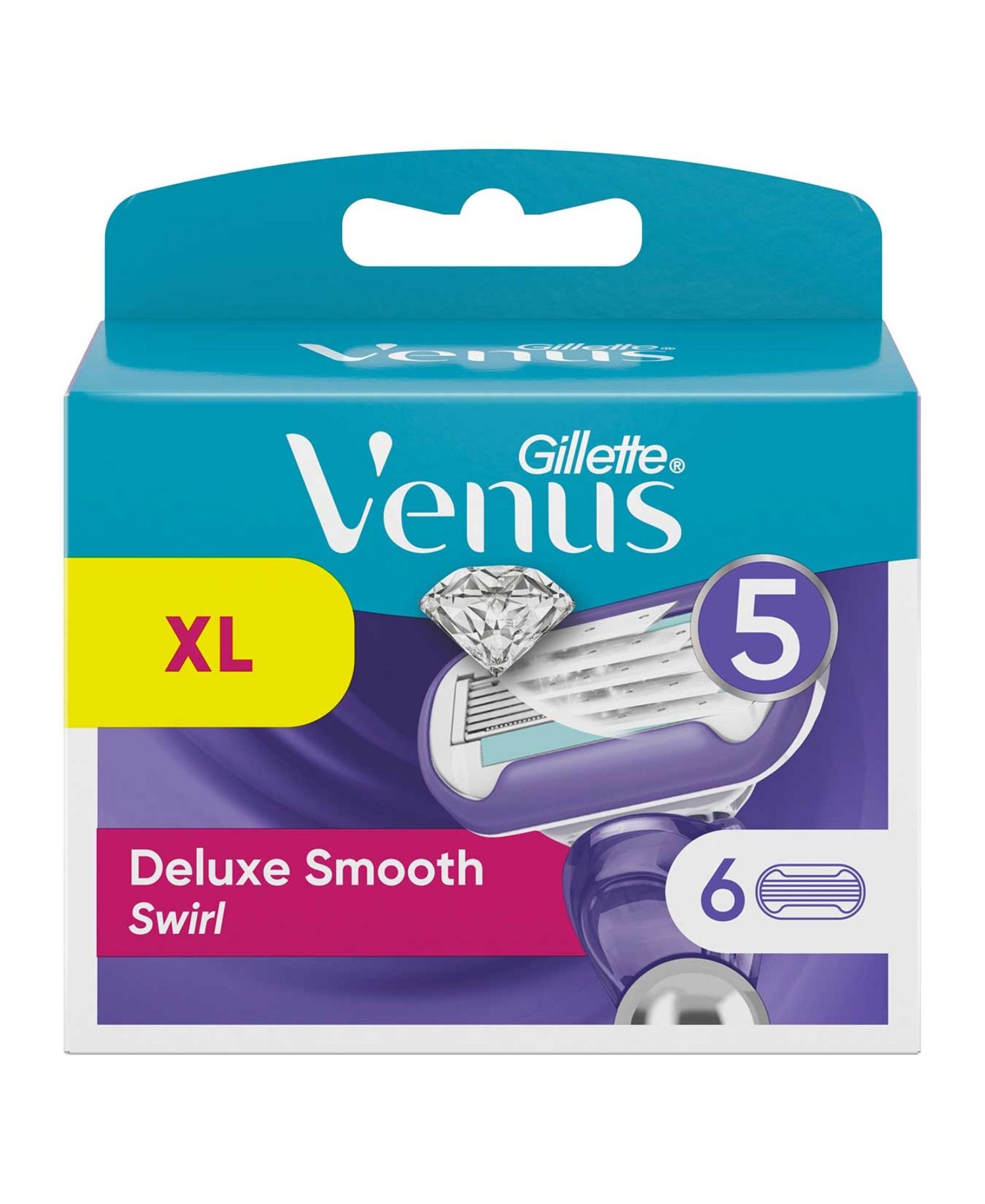 Gillette venus swirl сменные кассеты для бритья 2шт