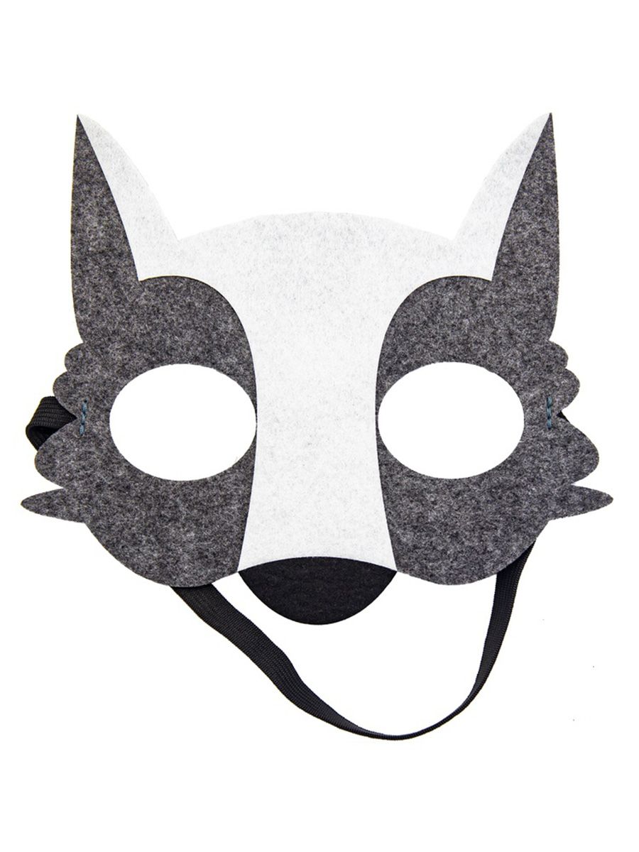 Маска волка из бумаги. Карнавальная маска волк 2369532. Маска волк. Маска волка из фетра. Новогодняя маска волка.