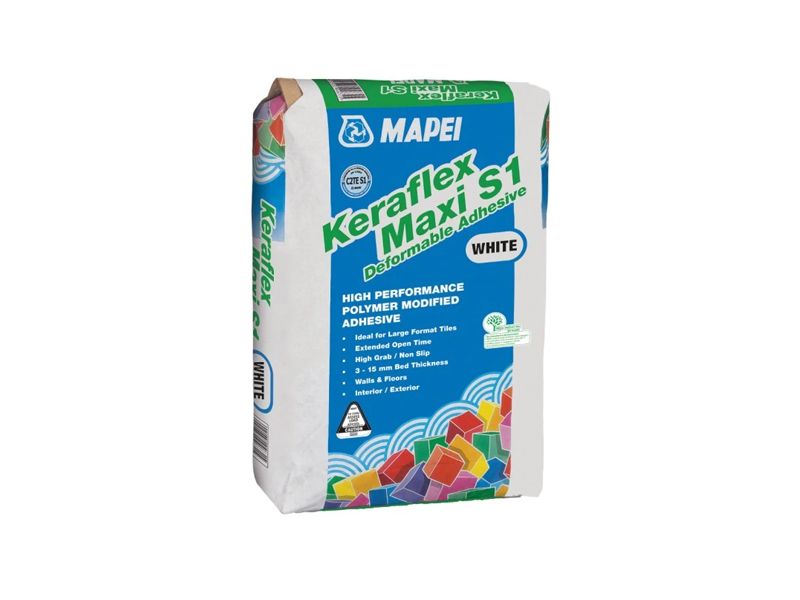 Mapei Keraflex Maxi S1/Мапей Керафлекс Макси С1, 25 кг,Белый,клей для керамической плитки и камня