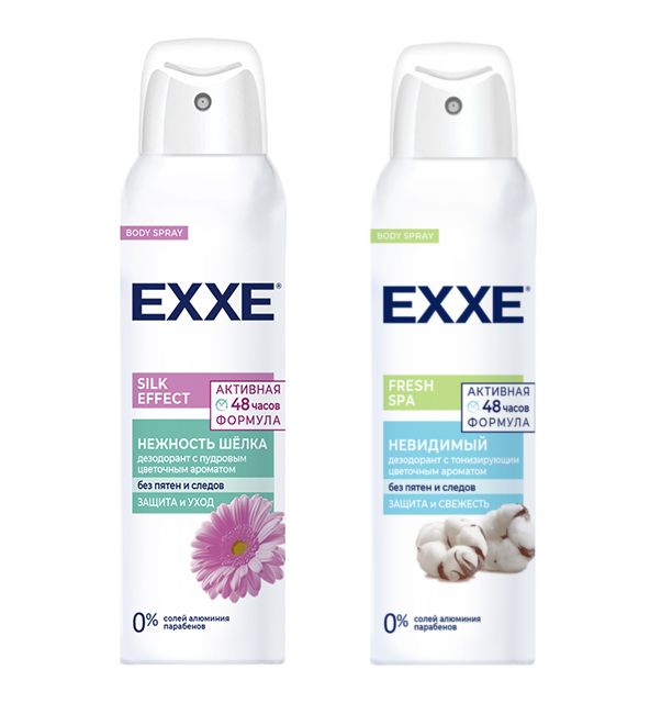 Exxe fresh. Exxe женский дезодорант Fresh Spa невидимый, 150 мл (спрей). Дезодорант спрей Exxe нежность шелка. Exxe женский дезодорант Silk Effect нежность шёлка, 150 мл (спрей). Дезодорант Exxe женский спрей.