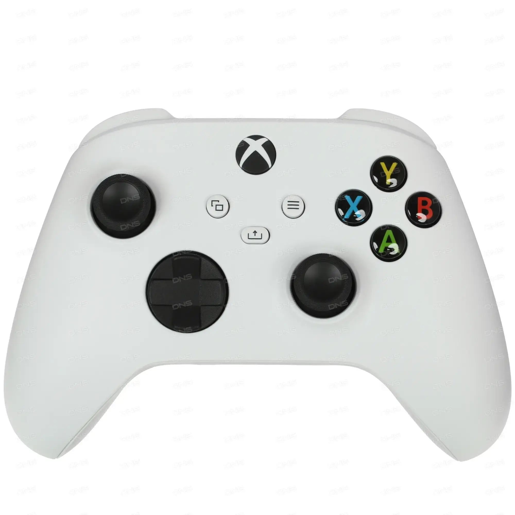 Microsoft Геймпад Беспроводной джойстик Microsoft Wireless Controller QAS-00001, Bluetooth, белый