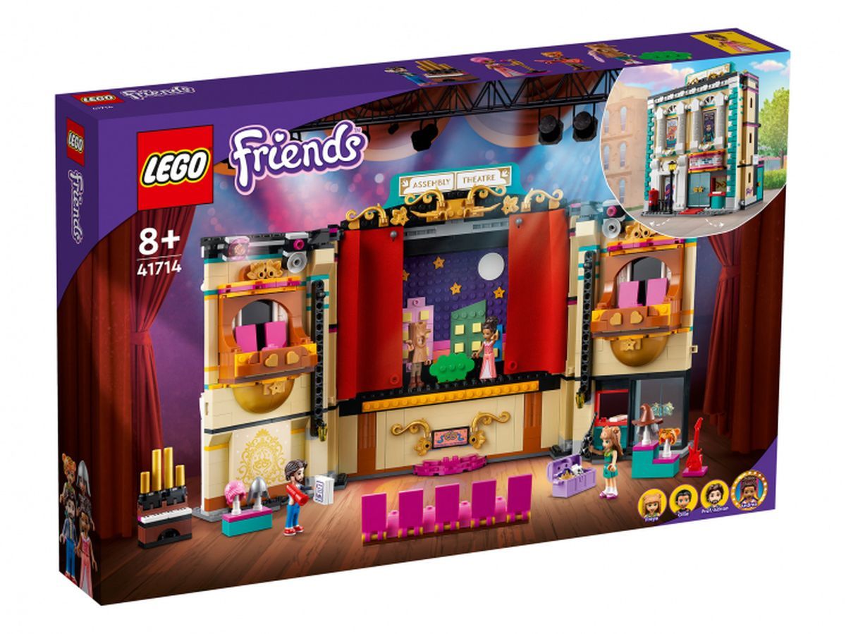 Конструктор LEGO Friends Театральная школа в Андреа, 1138 деталей, 8+, 41714