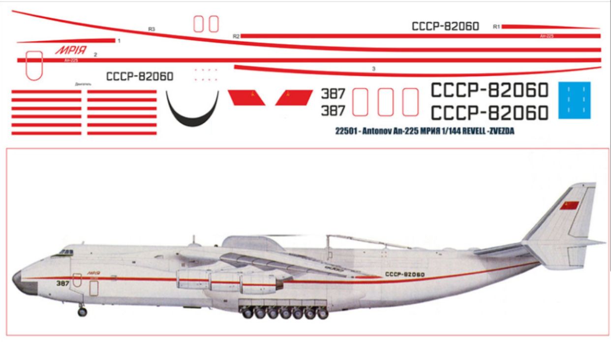 Модель Самолета Ан 225 Мрия Купить