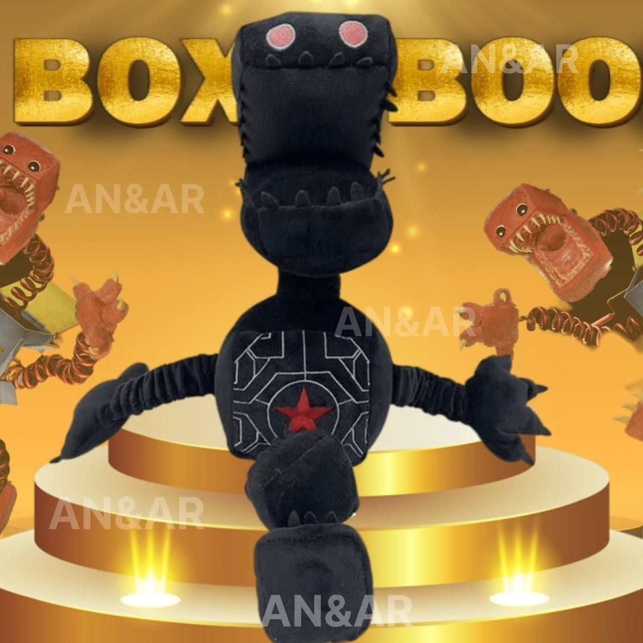 Мягкая игрушка Бокси Бу из Поппи плейтайм /Boxy Boo - купить с доставкой по  выгодным ценам в интернет-магазине OZON (887222773)