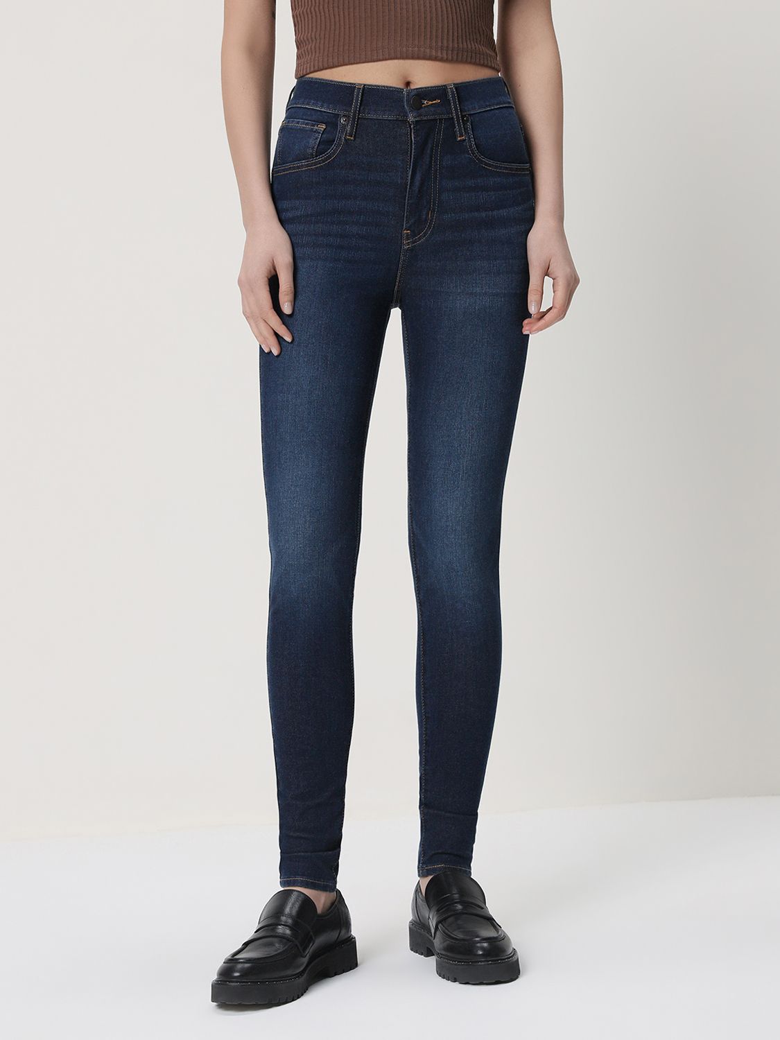 Levi's mile high skinny deals unbasic blue