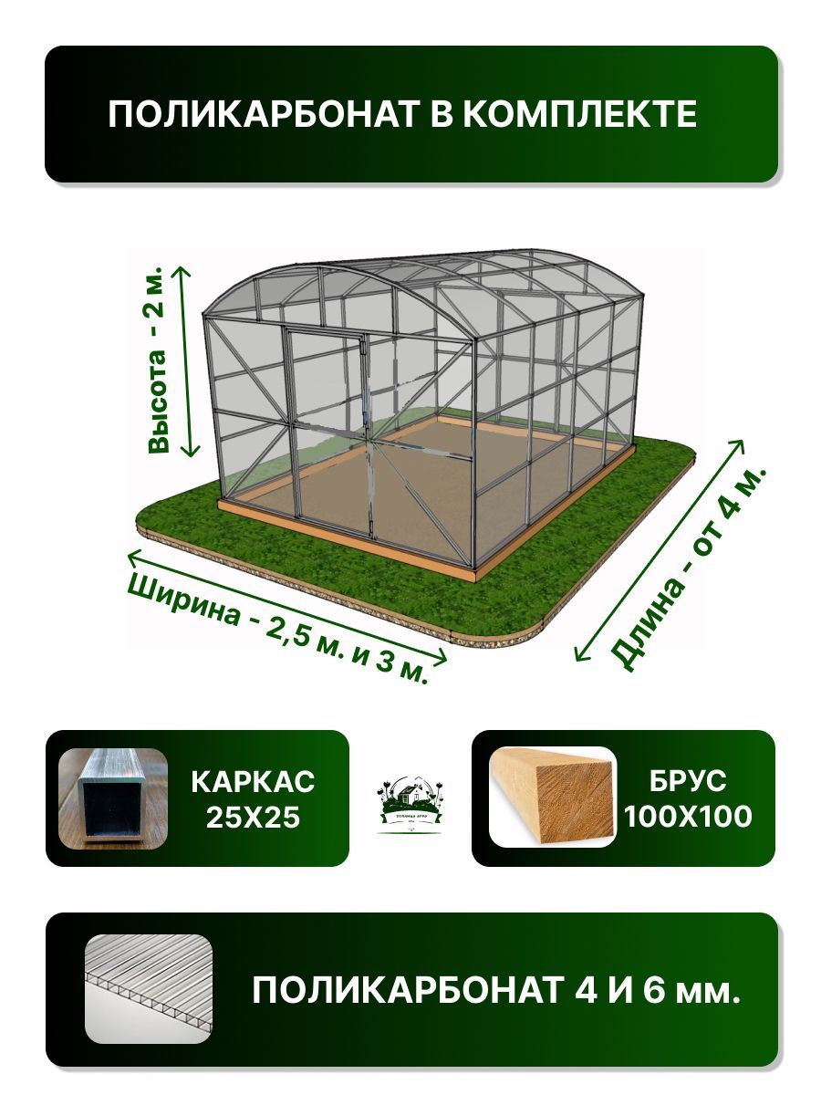 Теплицы Поликарбонат Отзывы Купить