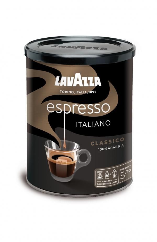 Кофе молотый Lavazza Espresso Italiano Classico, ж/б 250гр