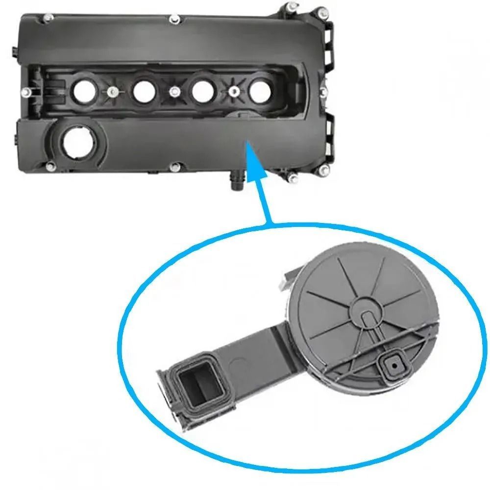 Клапан вентиляции картерных газов (КВКГ) с мембраной клапанной крышки в  комплекте 55558118, 5607159, 55556284 для Opel Astra H, Zafira, Corsa D  S07, Corsa E S07, INSIGNIA, MERIVA, VECTRA / Chevrolet CRUZE, AVEO -