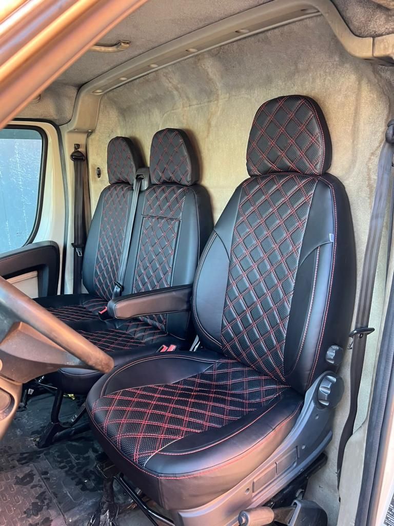 Авто чехлы для Fiat Ducato III (Х250) 3 места с 06г. / Peugeot Boxer /  Citroen Jumper - купить с доставкой по выгодным ценам в интернет-магазине  OZON (918524907)