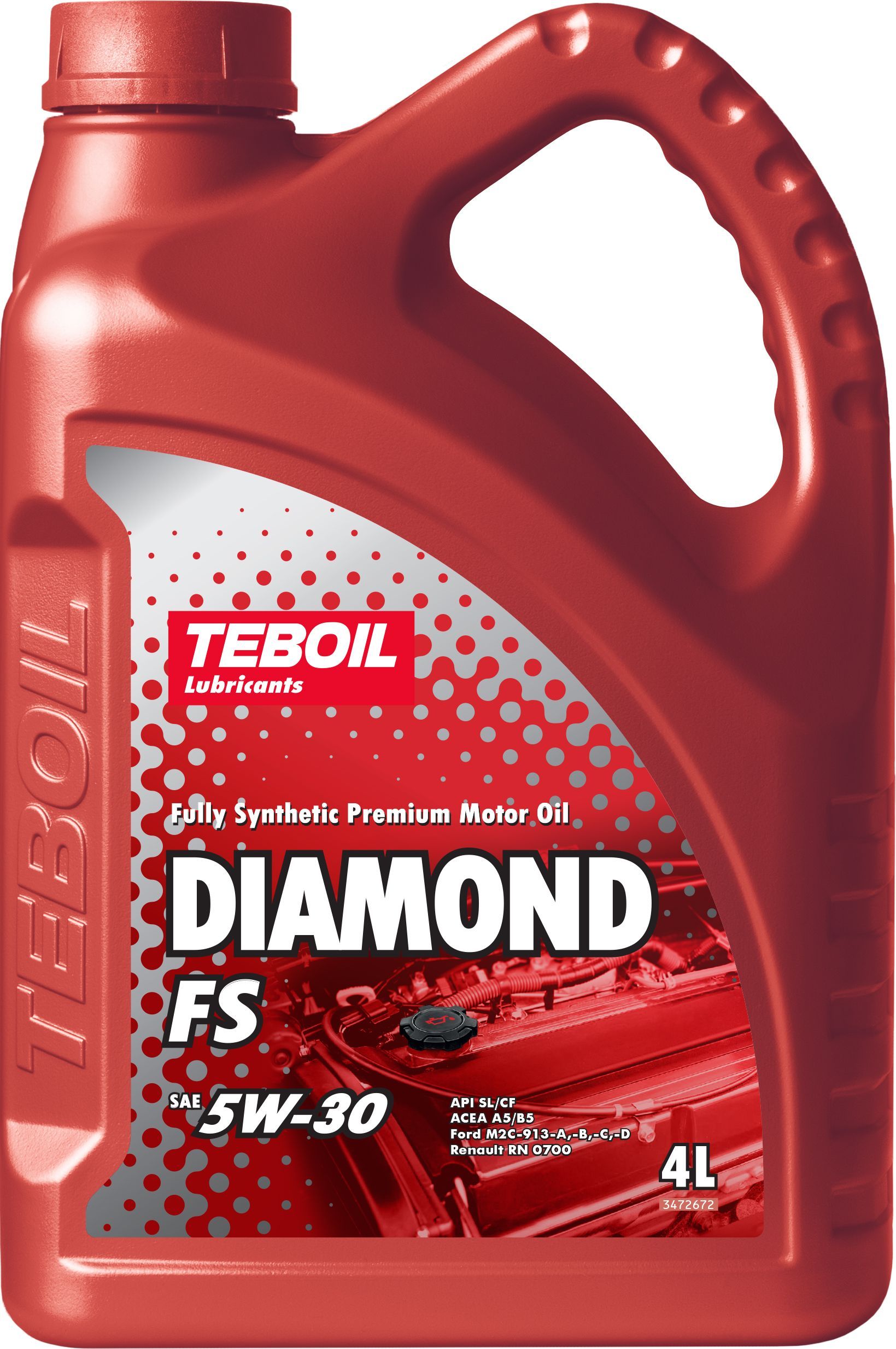 TEBOIL diamond fs 5W-30 Масло моторное, Синтетическое, 4 л