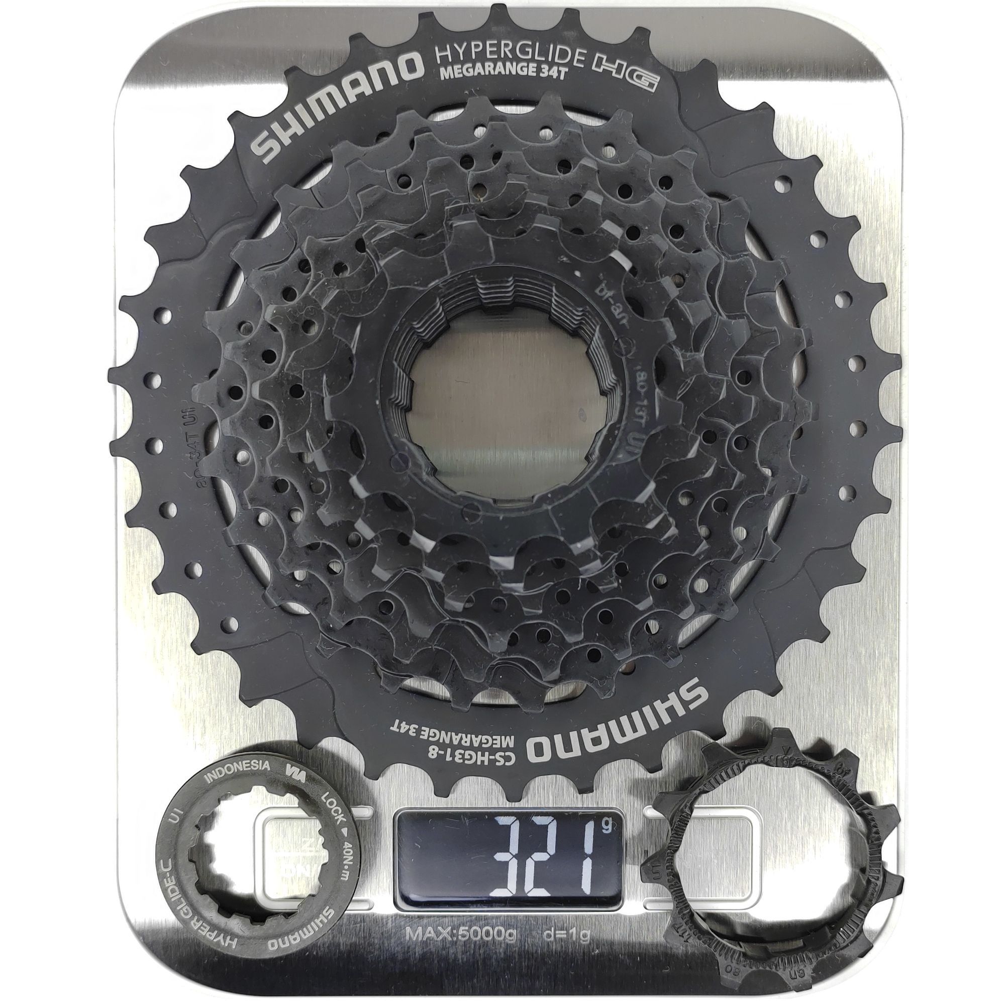 Shimano Кассета звезда задняя HG31, 8 скоростей, звезды 11-34, черная — Товары для велоспорта