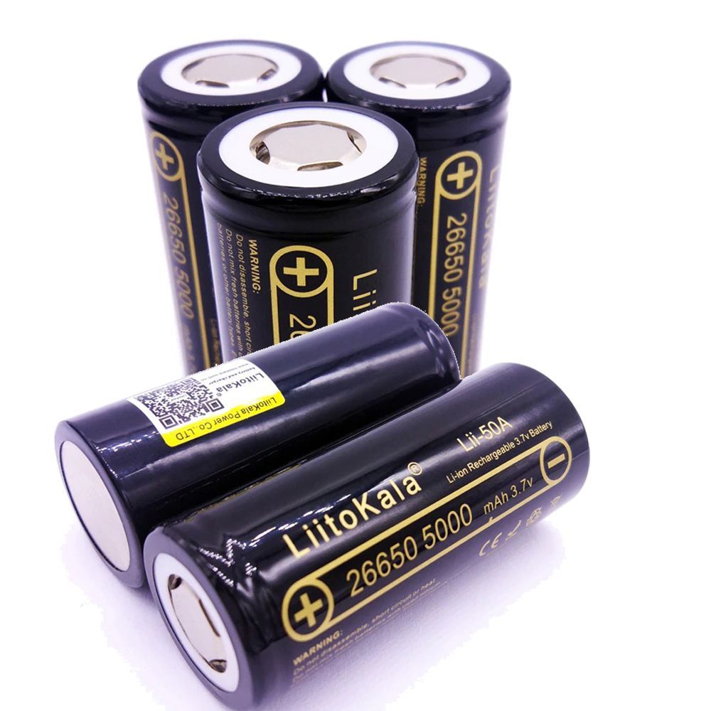 Аккумулятор26650Li-IonLiitoKalaLii-50A,5000mA/h
