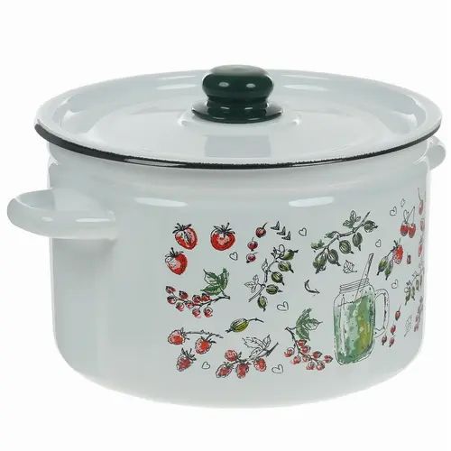 Купить Белую Эмалированную Кастрюлю