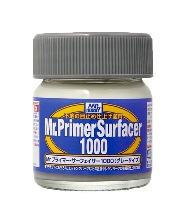 Грунтовка выравнивающая Mr.Hobby Mr.Primer Surfacer 1000 светло-серая 40мл. SF-287