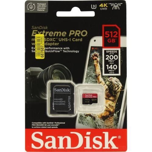 Карта памяти sandisk extreme 64 гб microsdxc