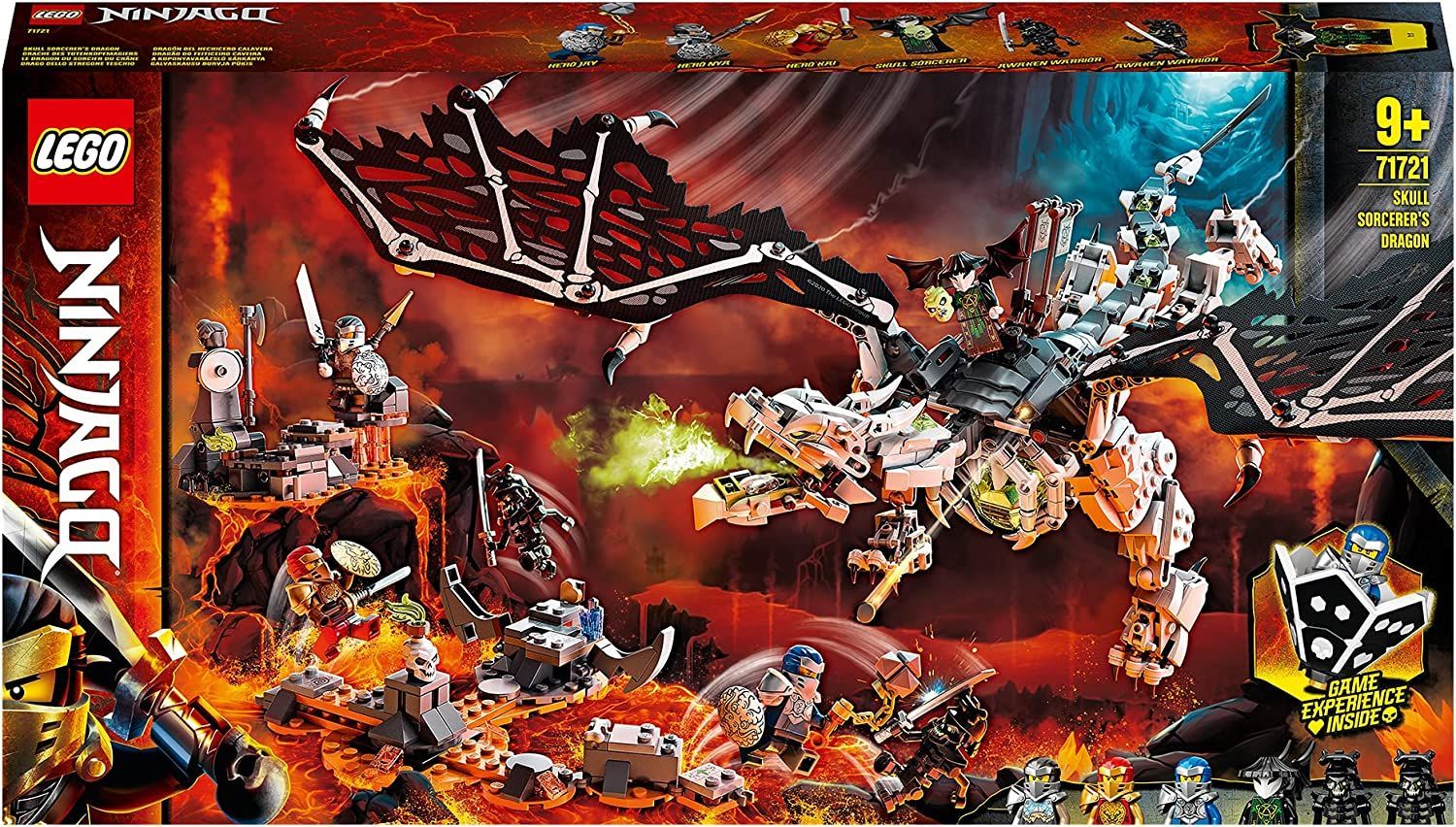 Ninjago 71721. Конструктор LEGO Ninjago дракон чародея-скелета 71721. LEGO Ninjago 71721 дракон. Лего Ниндзяго 71721. Лего дракон Ниндзяго 71721.