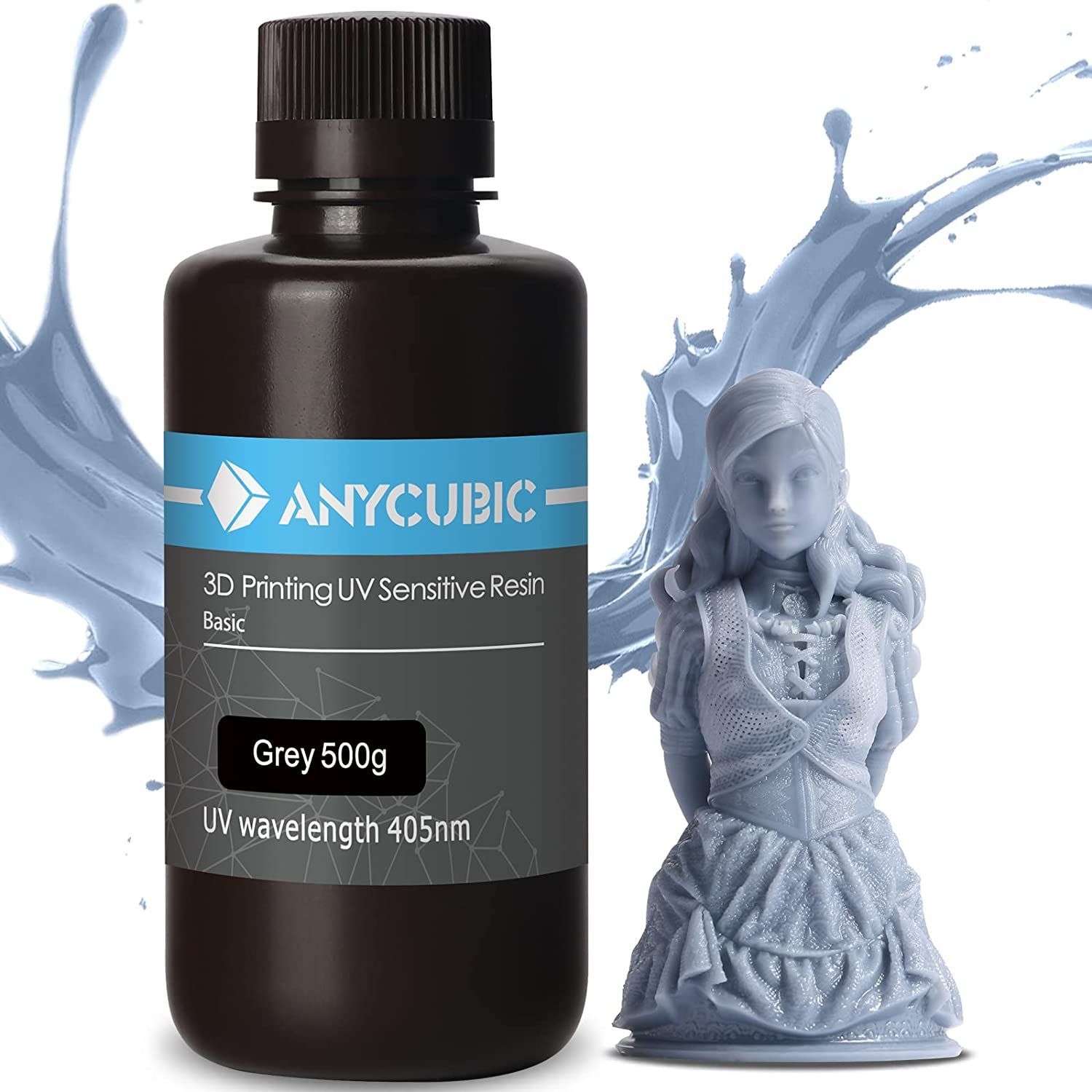 Anycubic Basic Resin Grey. Смола серая фотополимерная. Anycubic flexible tough Resin отзывы.