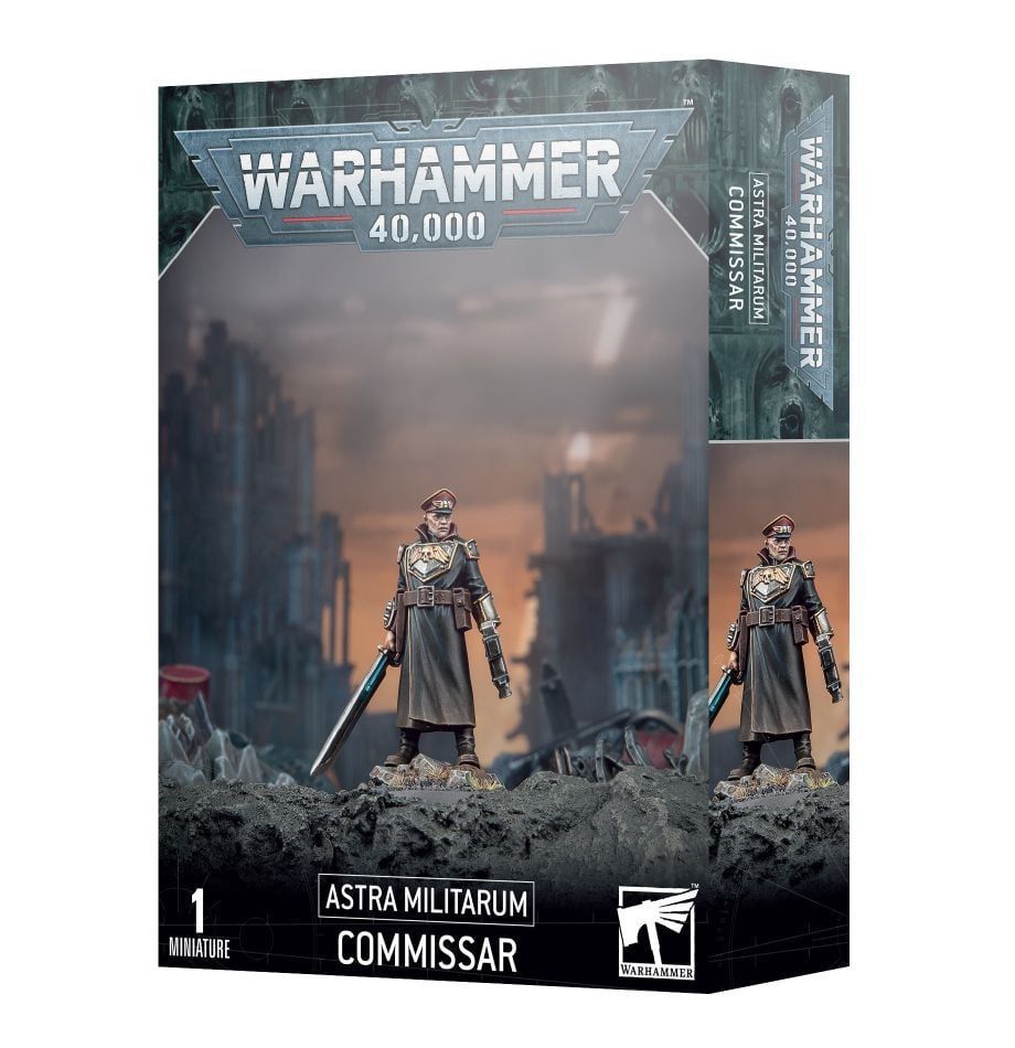 Набор миниатюр Warhammer 40000 Astra Militarum Commissar