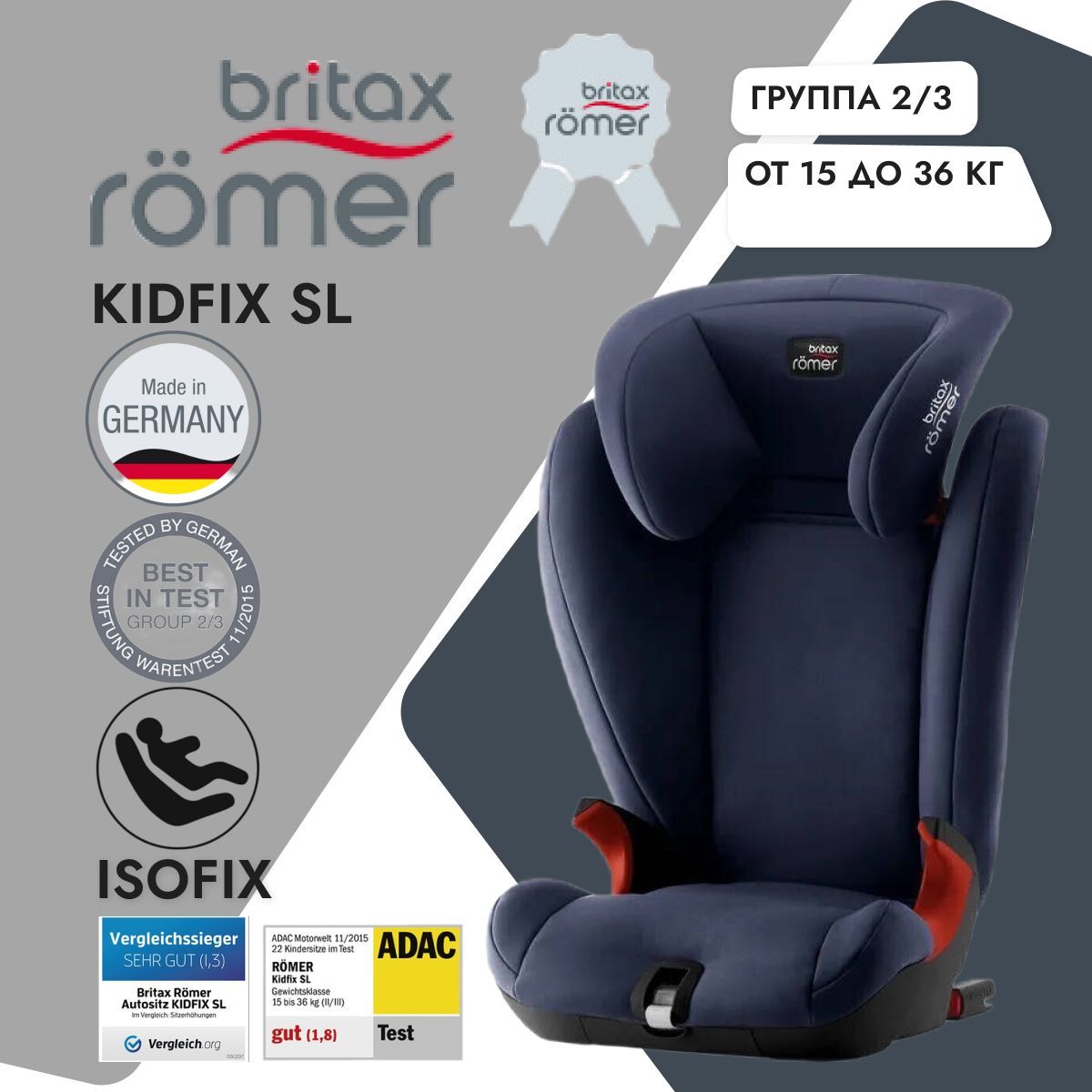 Britax romer кресло isofix