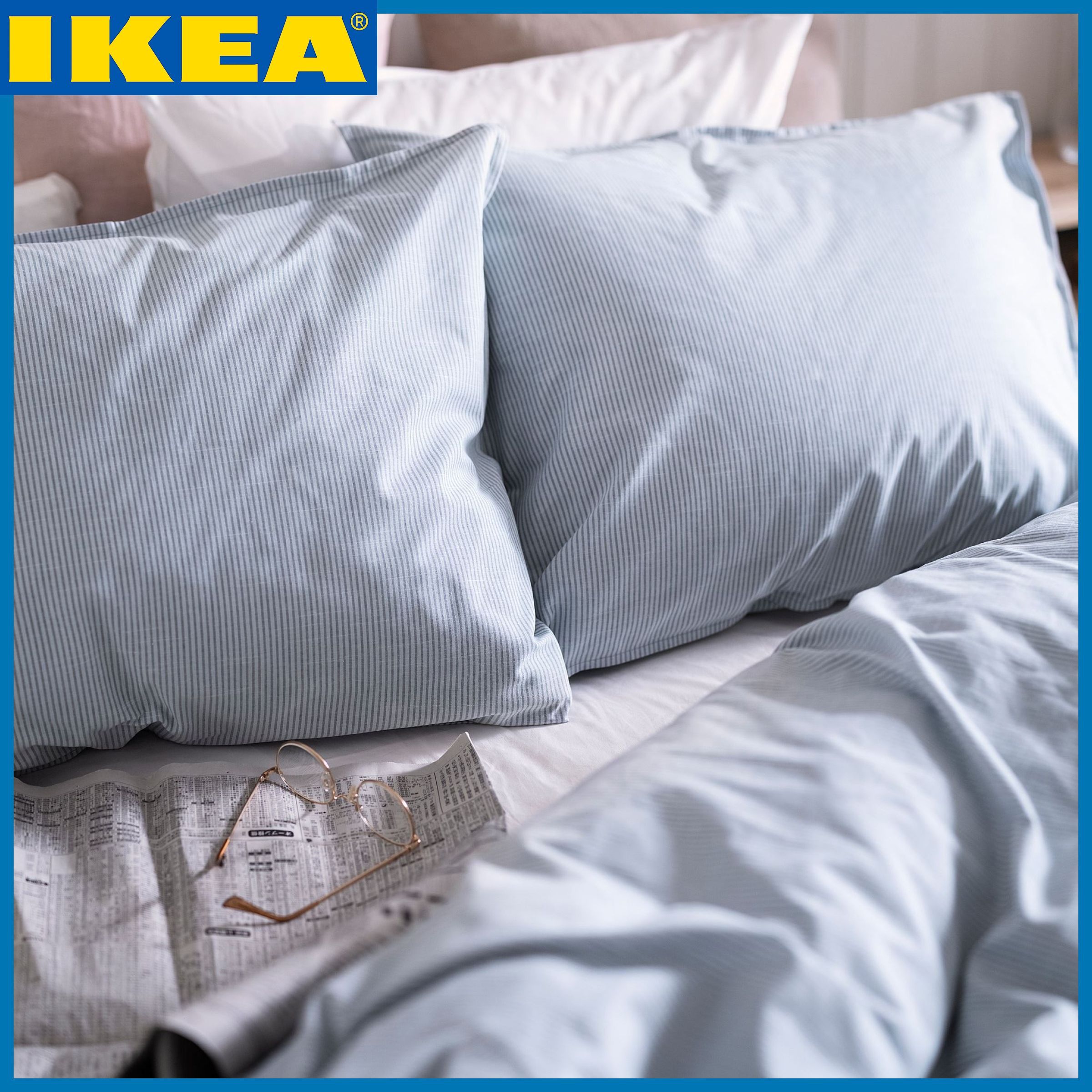 белье постельное ikea бергпалм