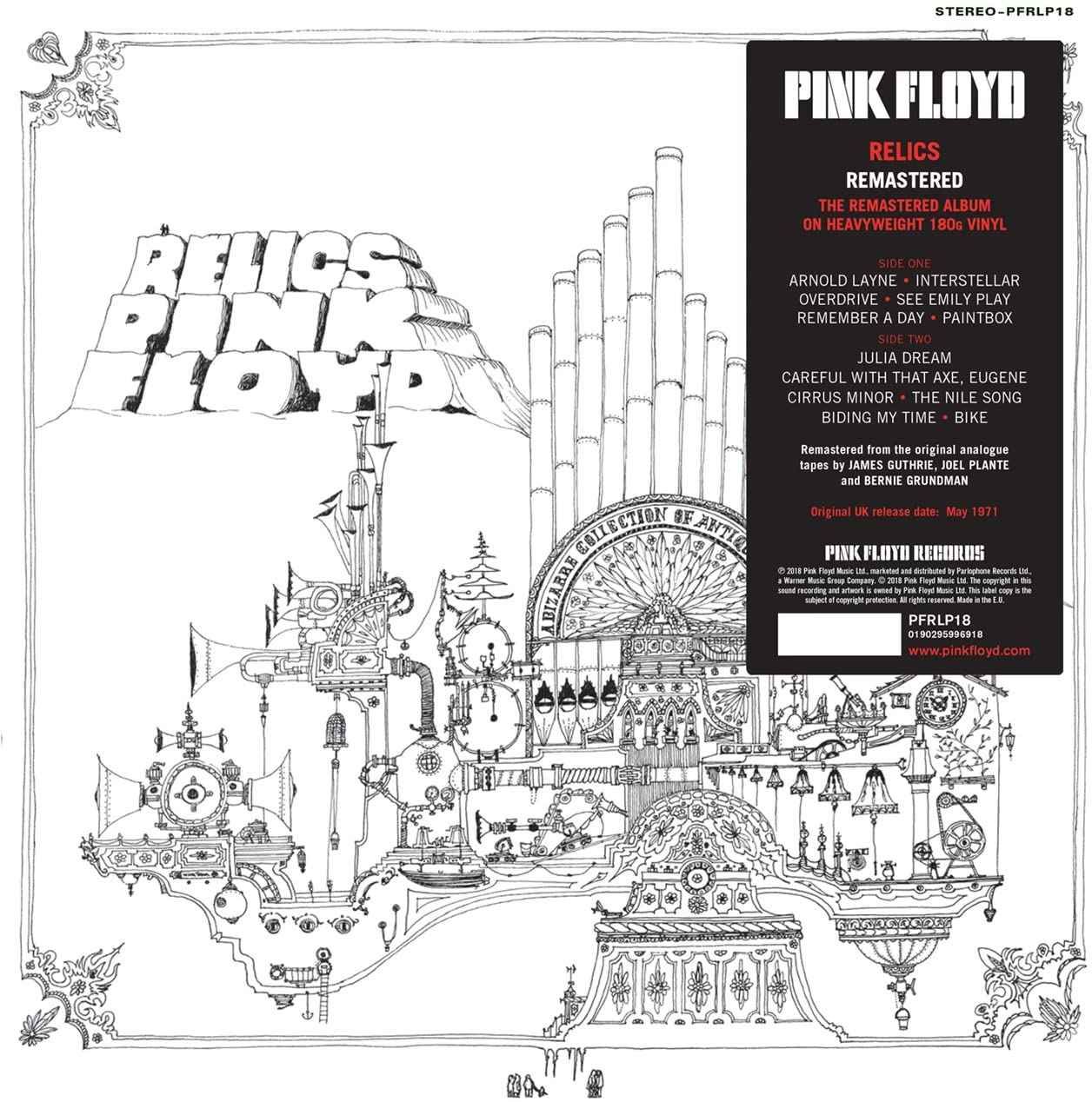 PINK FLOYD - RELICS (LP) виниловая пластинка