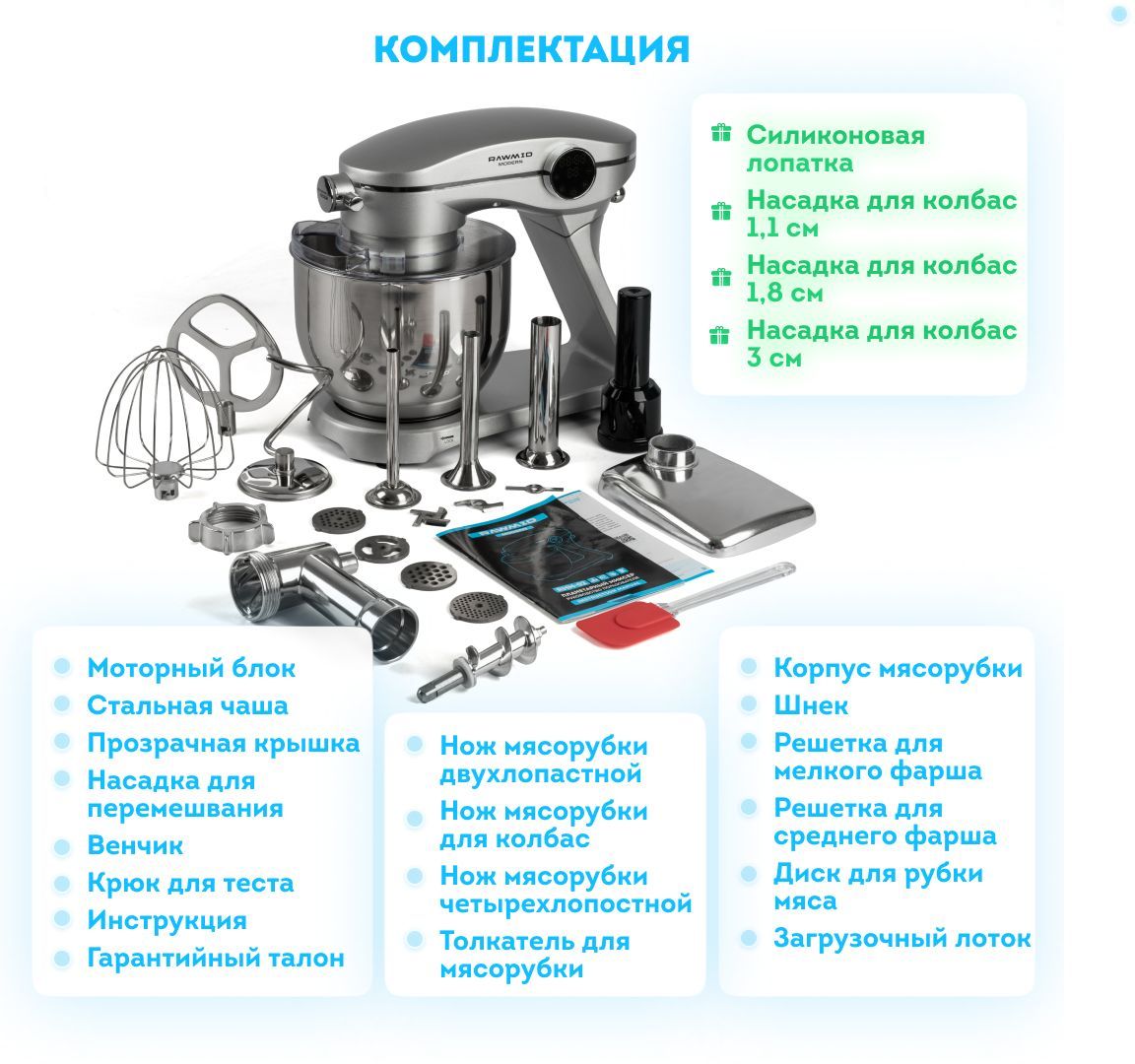 Рецепты для планетарного миксера