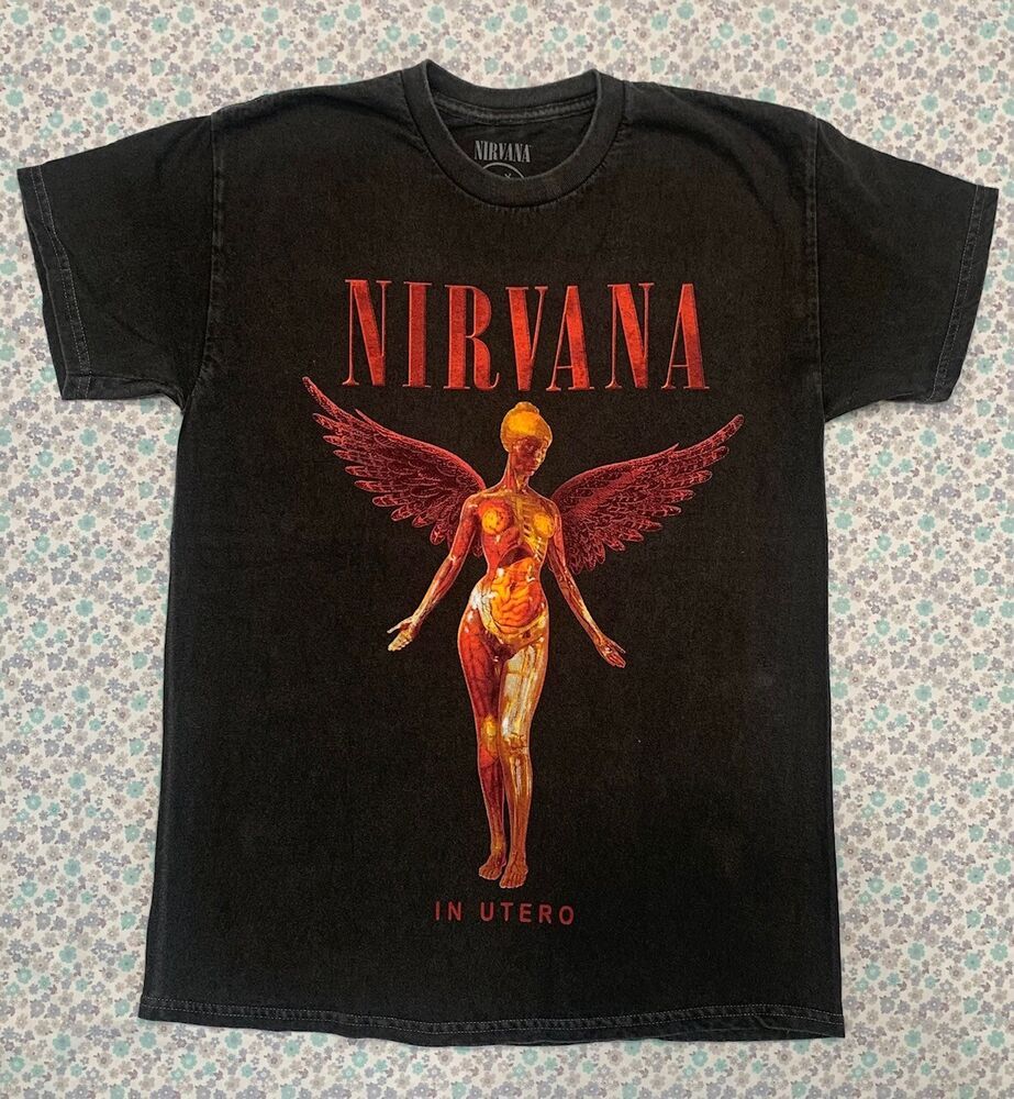 Футболка Нирвана in utero. Майка Нирвана utero. Футболка Нирвана in utero h&m. Футболки с нирваной на Шейне.