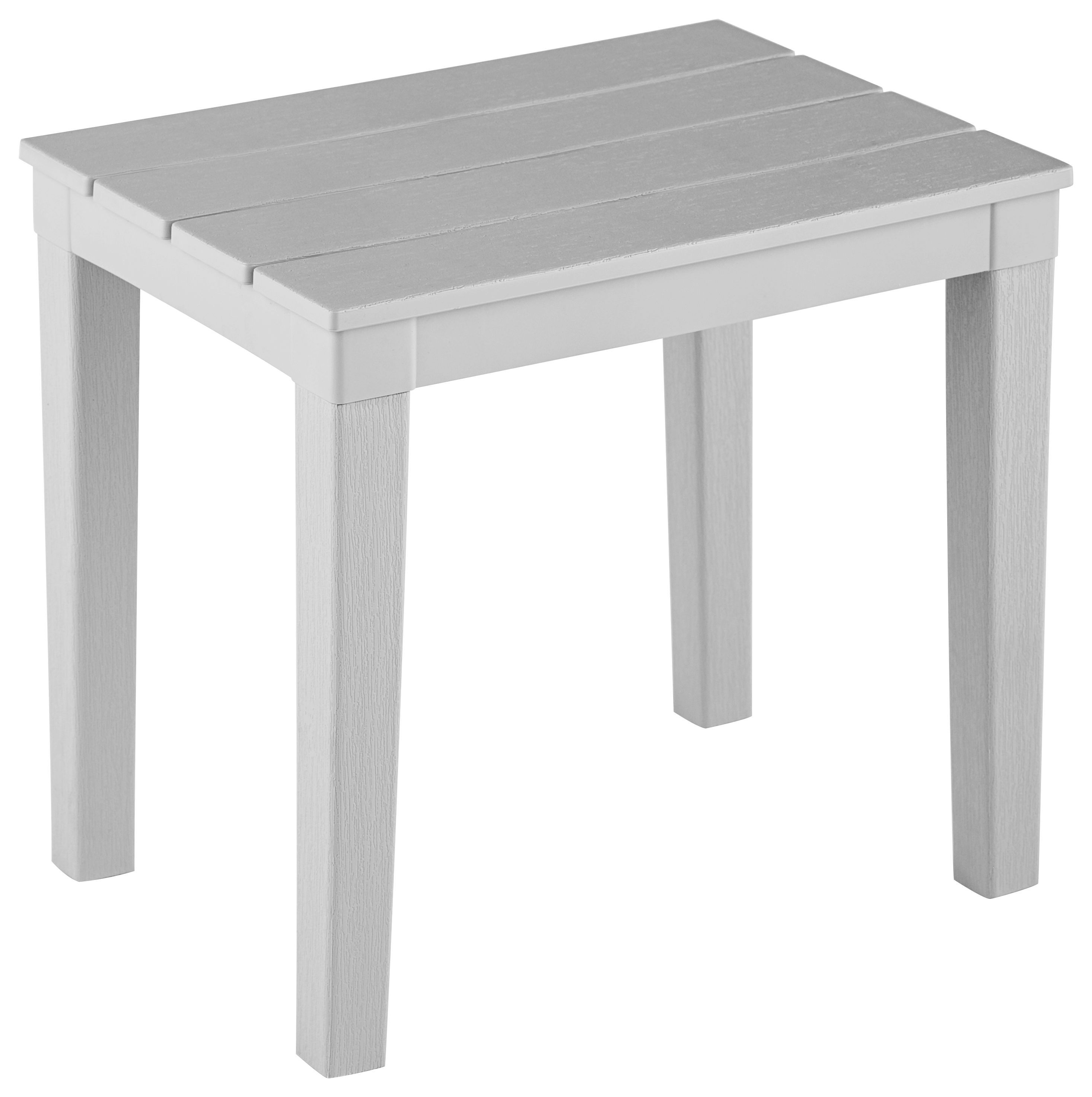 Стол садовый Элластик-пласт Прованс 80x80 см серый