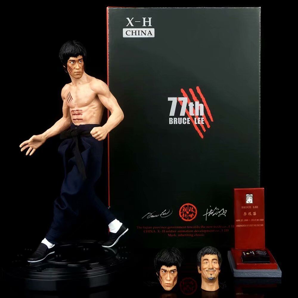 Брюс ЛиФигурка-Bruce Lee Dragon 77th Anniversary28см(коробка) - купить с  доставкой по выгодным ценам в интернет-магазине OZON (1511914299)