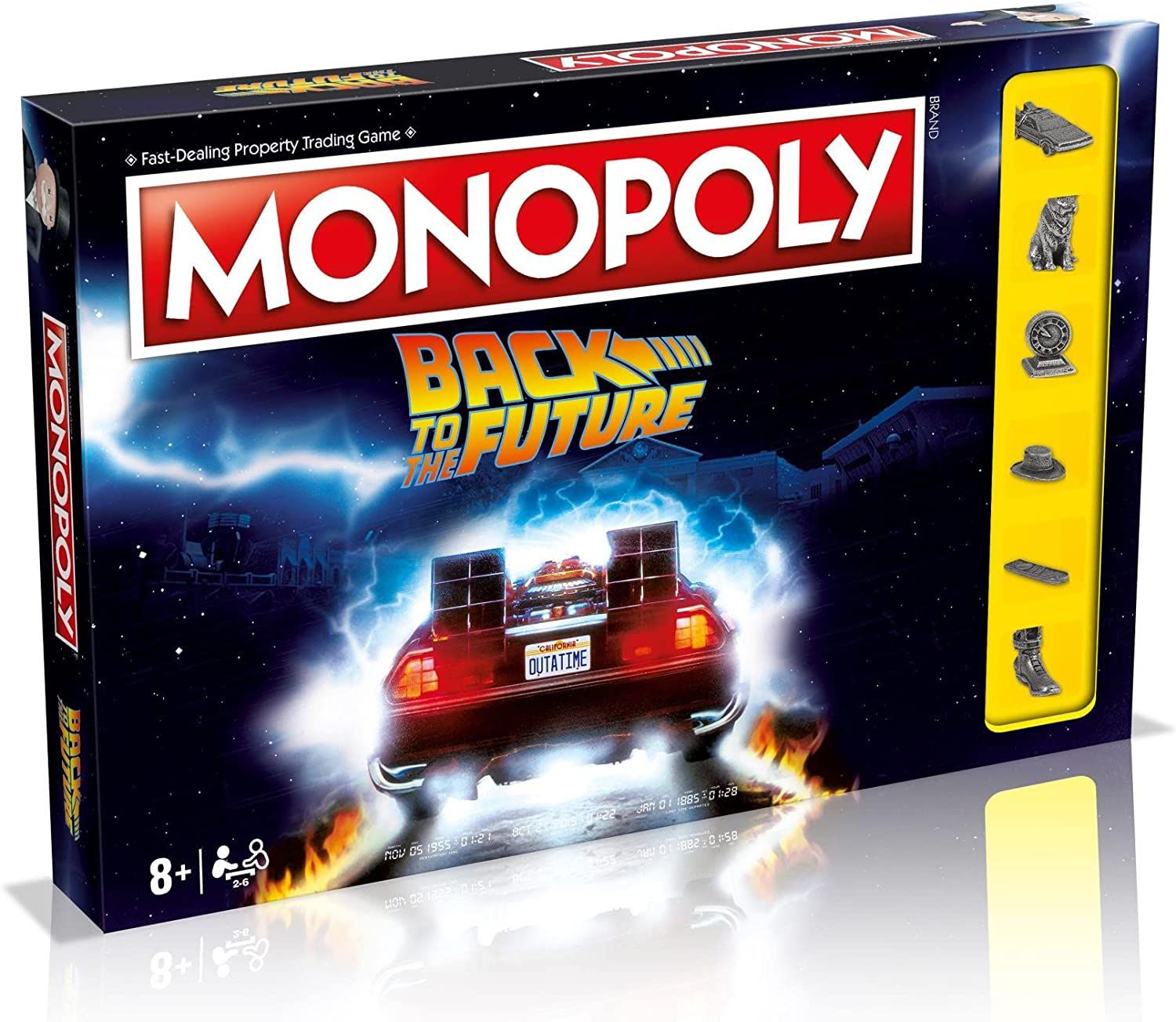 Настольная игра Monopoly Back to the Future Монополия Назад в будущее -  купить с доставкой по выгодным ценам в интернет-магазине OZON (1039203008)