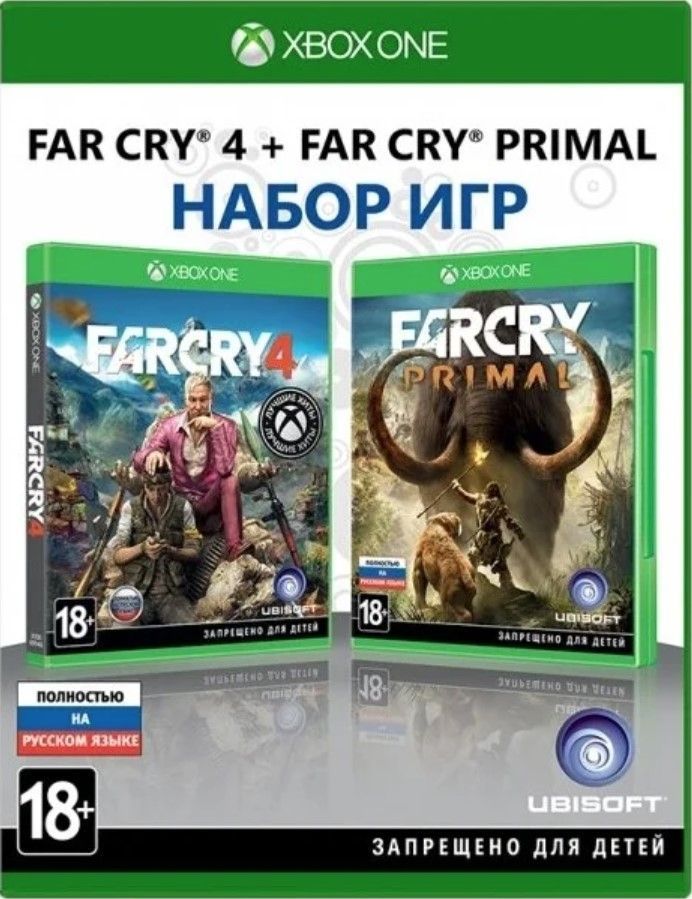 Игра Far Cry 4 + Far Cry Primal (Xbox One, Xbox Series, Русская версия)