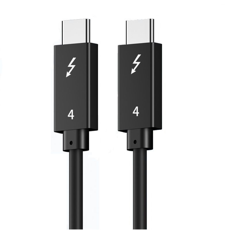 Кабель Thunderbolt 4 (USB4, Type-C) 8K@60Hz, 40Gbps, PD 100W, 0.5 метра