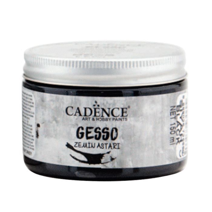 Акриловый грунт Cadence Gesso, 150 ml. Black