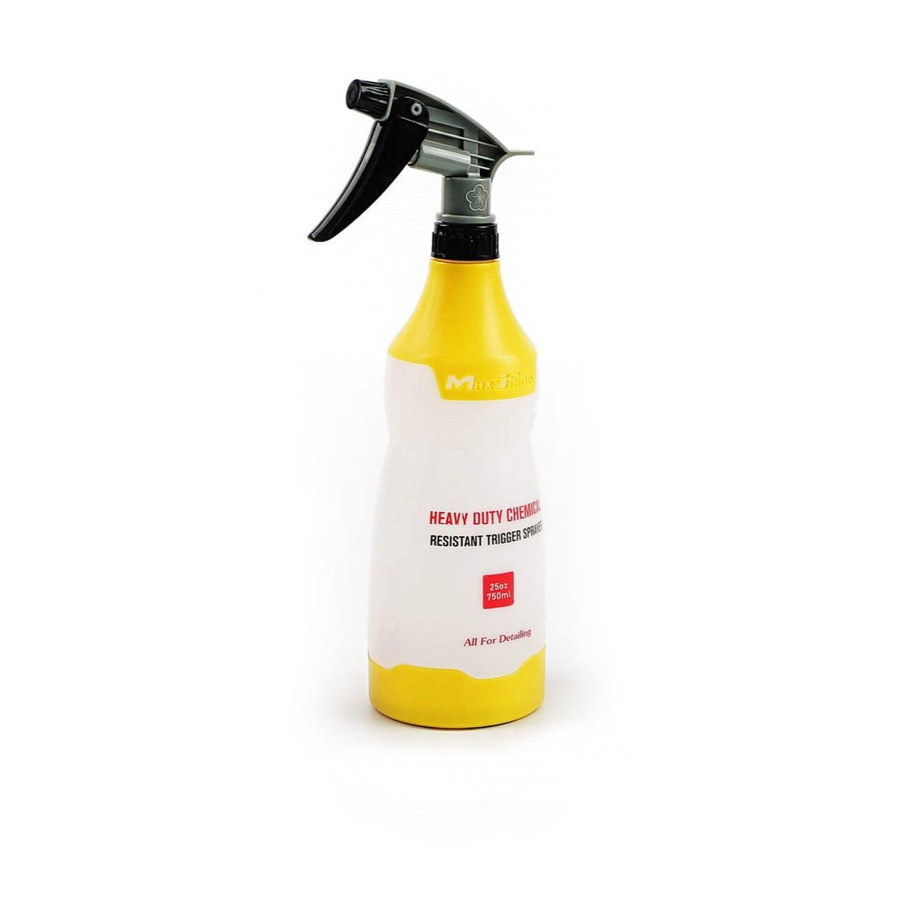 MaxShine Heavy Duty Chemical Resistant Trigger Sprayer Бутылка с триггером, желтая, 750мл