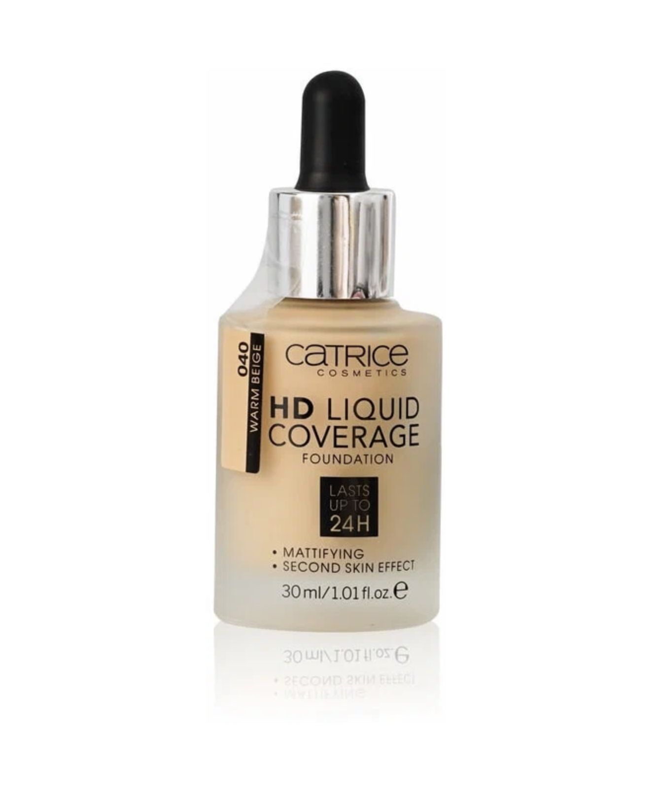 Тональная основа для лица Catrice HD LIQUID COVERAGE FOUNDATION, тон 040