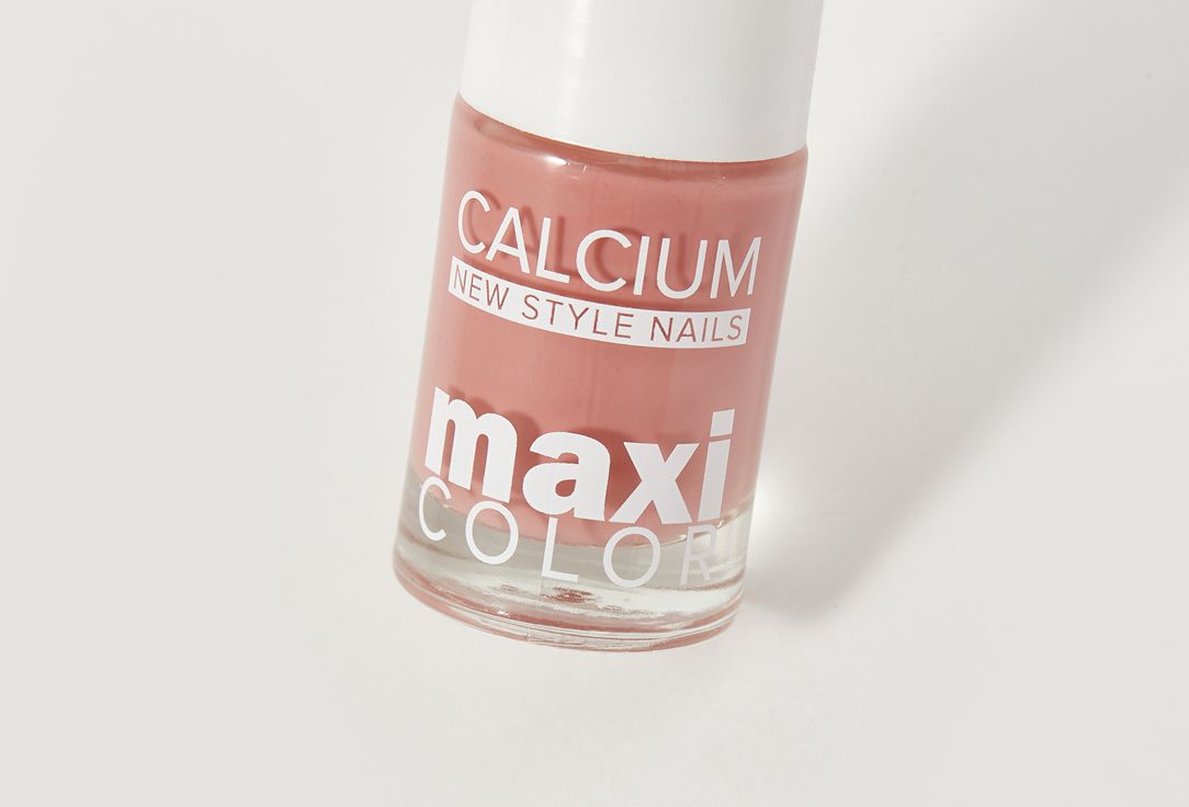 лак для ногтей maxi color calcium