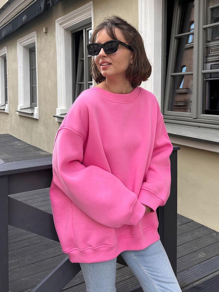 Zara pink oversized sweater hotsell