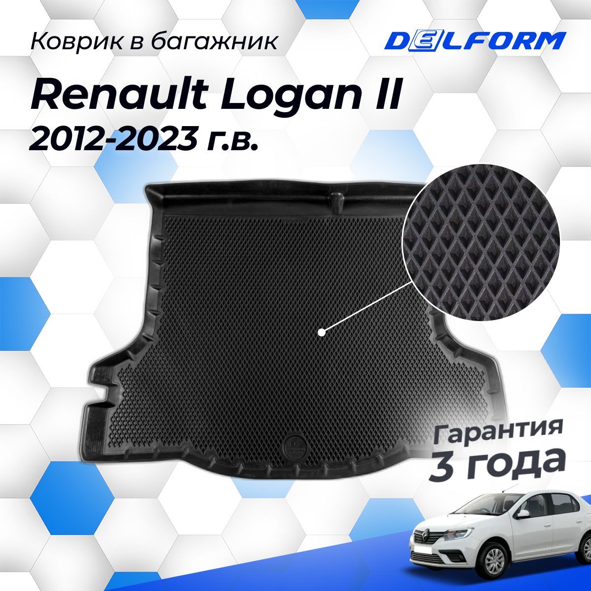 Пол багажника для Renault Logan II > купить в Москве