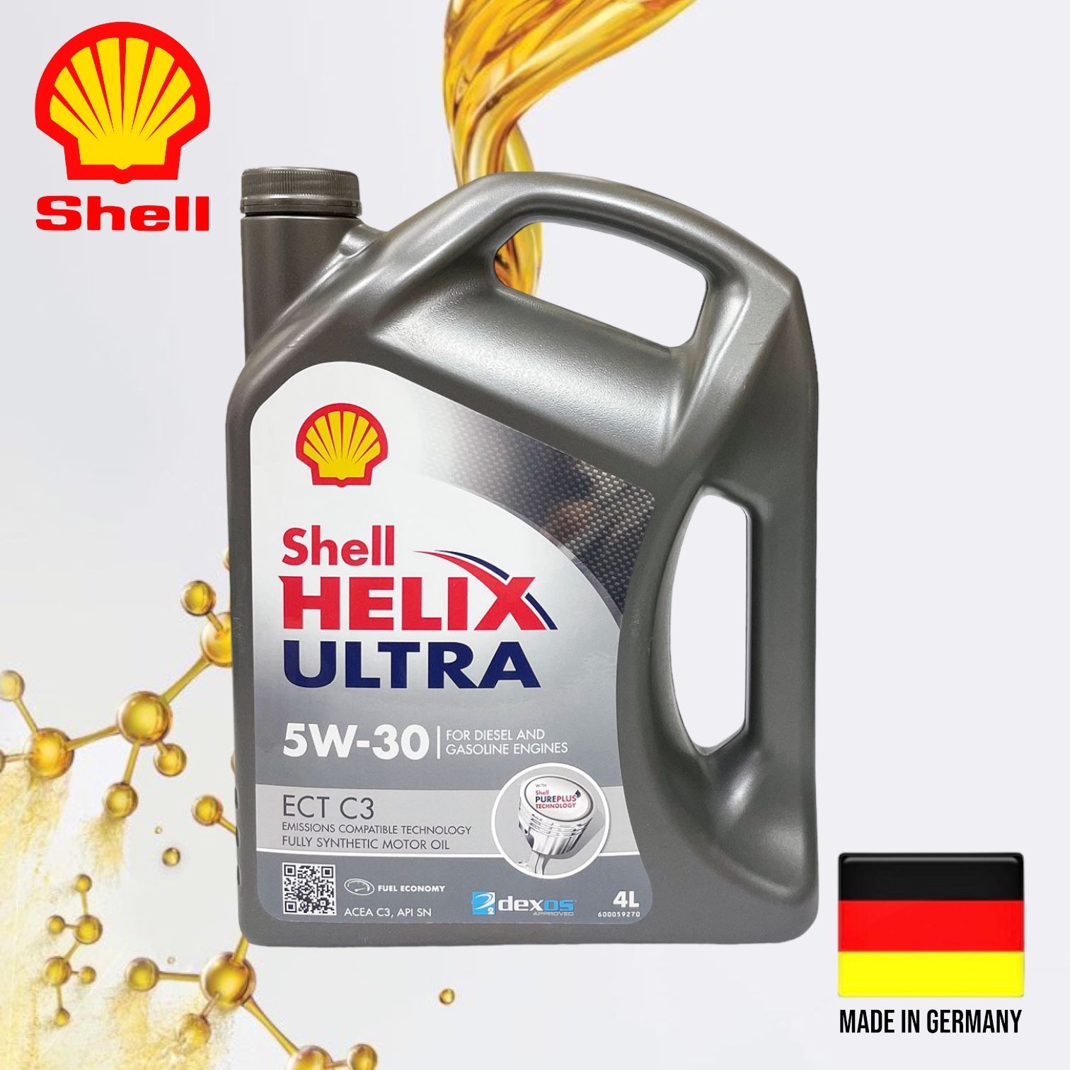 Масло shell ultra ect 5w30