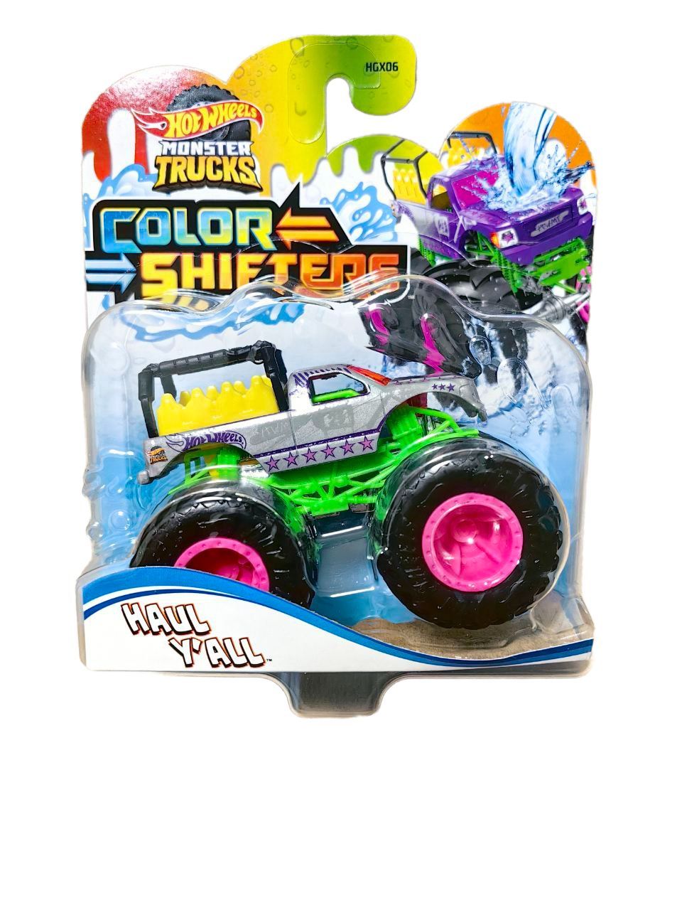 Машинка Хот Вилс / Hot Wheels Color Shifters Monster Truck меняющая цвет  Haul Yall HMH35 - купить с доставкой по выгодным ценам в интернет-магазине  OZON (1121887012)