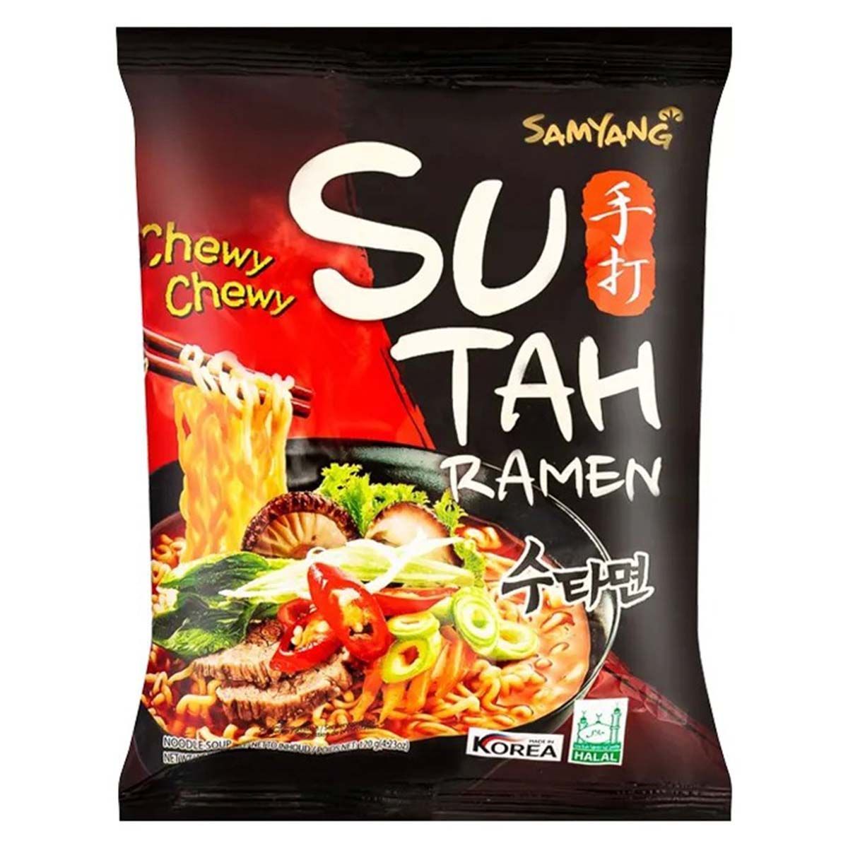 Острая лапша корея. Лапша Samyang Sutah Ramen 120g. (Острая говядина). Sutah Ramen лапша. Лапша Самянг рамен со вкусом говядины, 120 г. Сута рамен Samyang говядина.