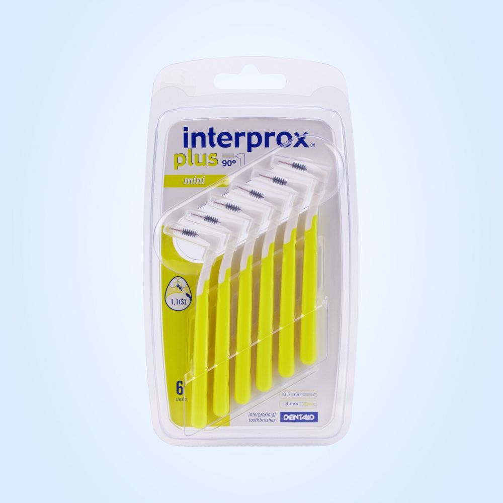 Межзубные ершики Interprox Plus Жесткая ручка mini 1,1 мм, 6 мм