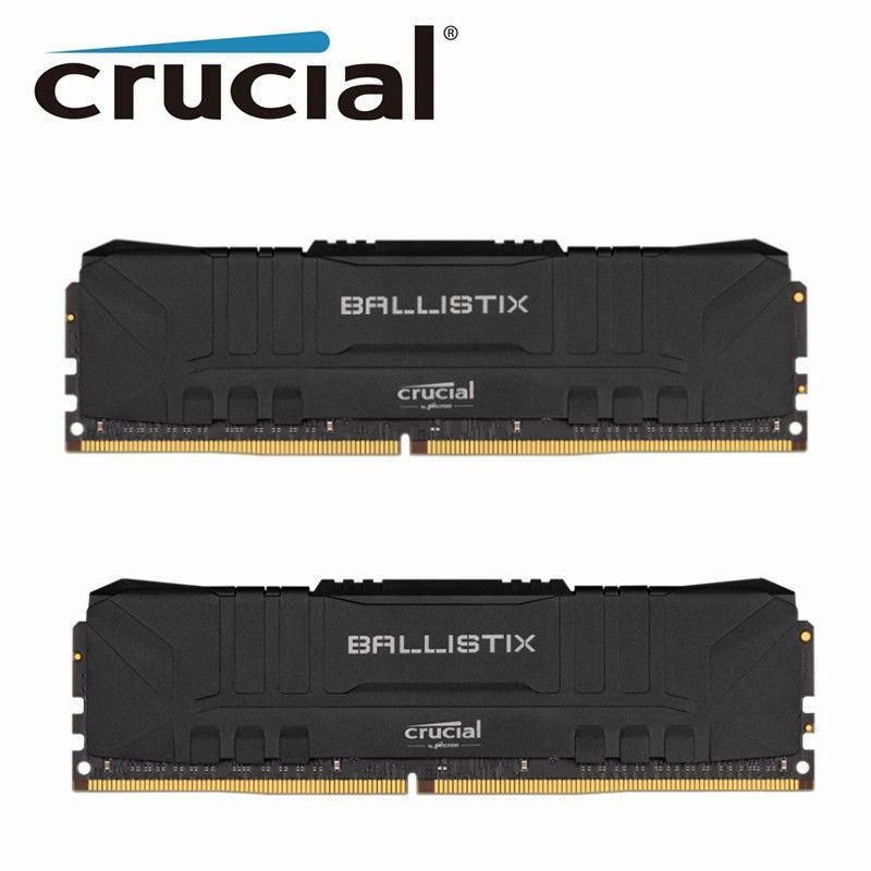 CrucialОперативнаяпамятьBallistixBlackDDR43200МГцCL162x8ГБ(BL8G32C16U4B)