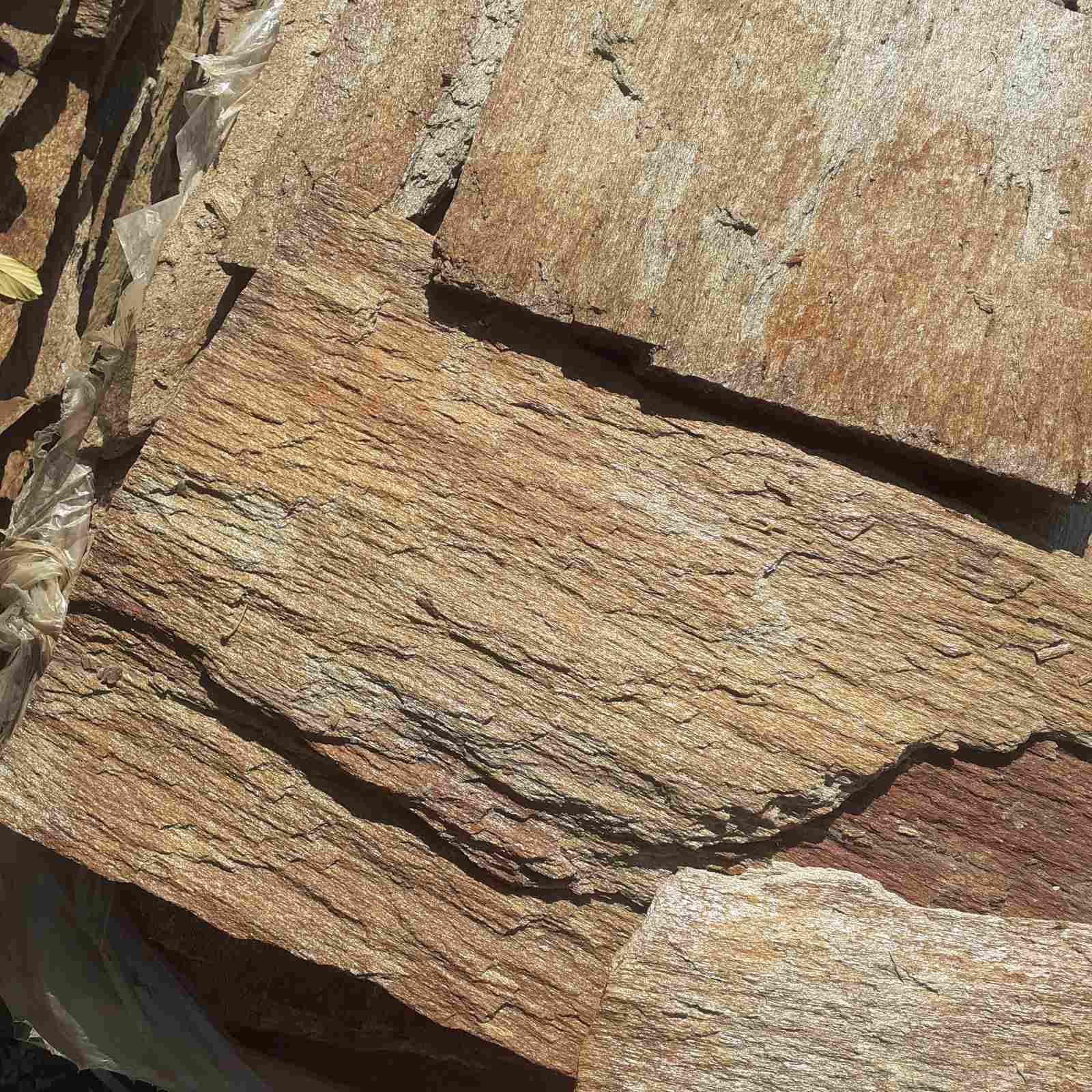 КаменнаяплиткаЗлатолит-ЗОЛОТАЯКОРАДЕРЕВА22кг/0,5м2./дляоблицовкистен,дорожек,печей